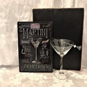 Vintage Repro Tin Signs - Martini